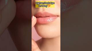 Get Baby Soft & Pink Lips Naturally At Home  youtubeshorts shortsfeed shorts viral lips hack