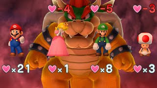Mario Party 10  Mario vs Peach vs Luigi vs Toad vs Bowser  Chaos Castle
