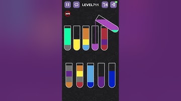 water_level_711 #watersortpuzzle #puzzle #game #sortpuzzle #color