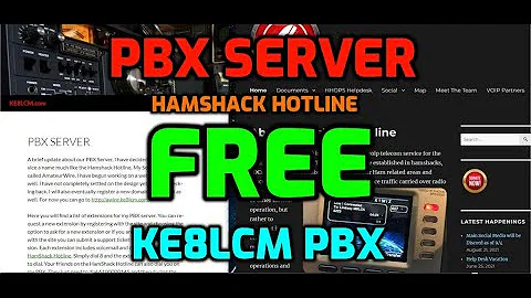 Hamshack Hotline - Try Free -KE8LCM  PBX
