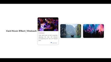 Card Hover Responsive | HTML & CSS