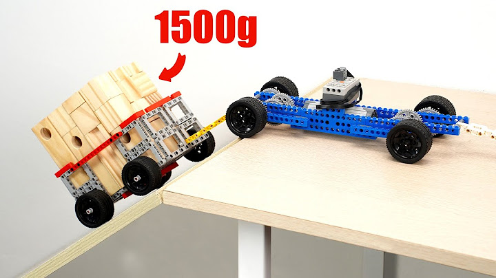 LEGO Motor Power Challenge: Lego Technic Car Pull 1500G Uphill | Smart Lego