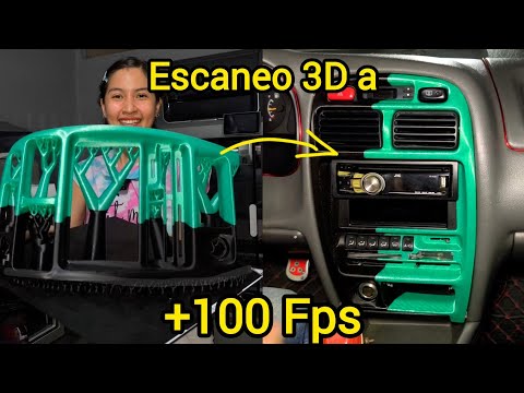 Escaneo 3D a PIEZAS de CARRO a +100 FPS con el VoxMeta H1 Pro