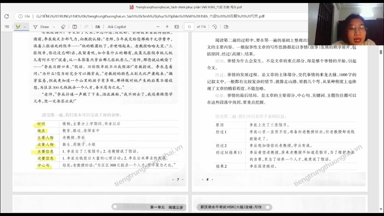 CHIA SẺ CÁCH ĐẠT TRÊN 80 ĐIỂM VIẾT TRONG KỲ THI HSK6