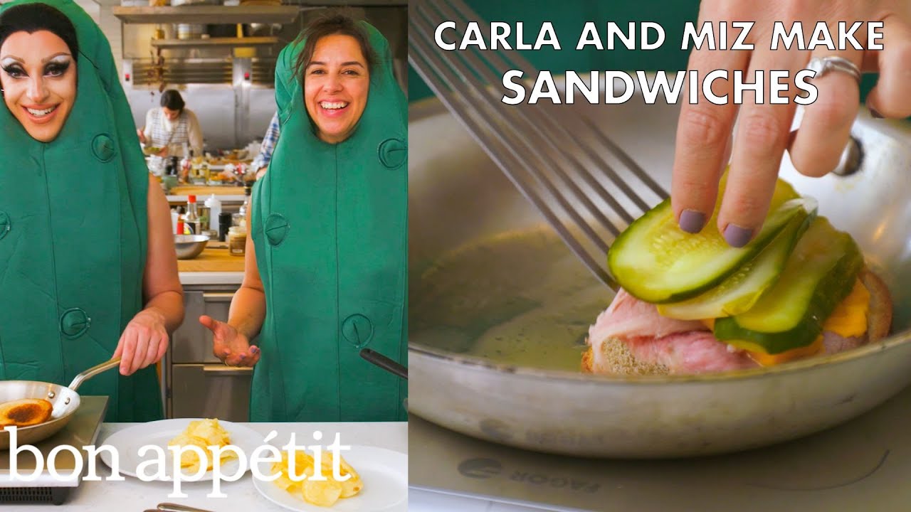 Miz Cracker and Carla Make Friendly Sandwiches   From the Test Kitchen   Bon Apptit