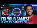 epic games verify game files ازاي تخلي ايبك جيمز يقرا 