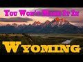 You wont make it in wyoming