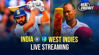  INDIA vs WEST INDIES 1st Test 2023 Live | Real cricket 22