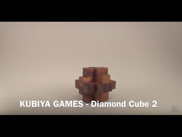 Diamond #33 - Challenging Burr Puzzle – Kubiya Games