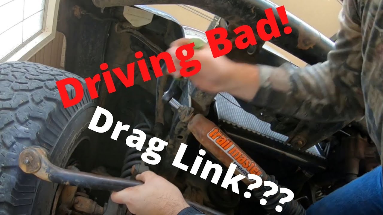 97 Jeep Wrangler Drag Link Replacement - YouTube