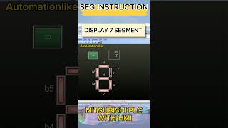 Celebrity SEG instruction for display 7 segment mitsubishi PLC with HMI #shorts #mitsubishi #7segment #plc Net Worth