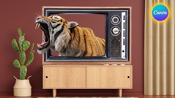 Cách làm hiệu ứng 3d cho hình ảnh bằng canva pro