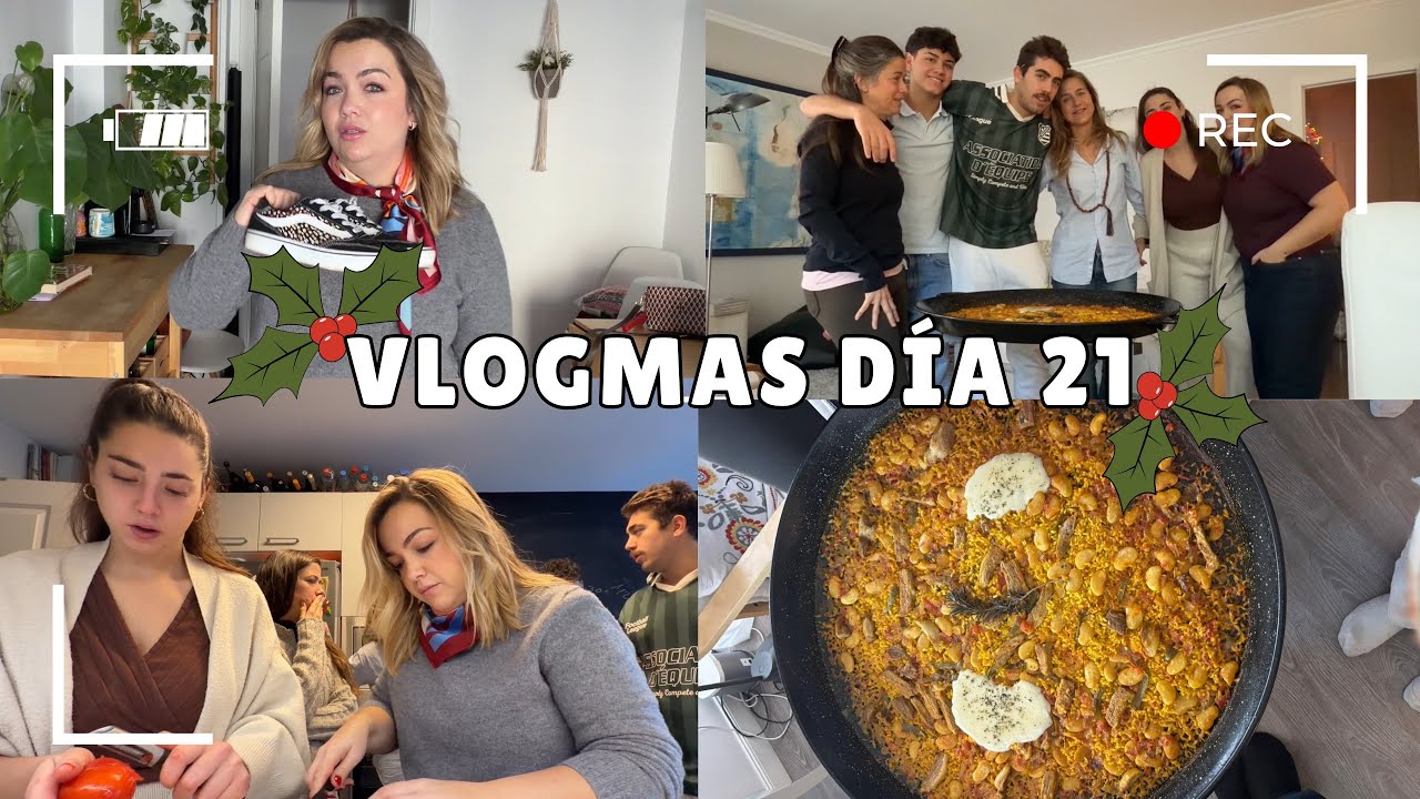 Vlogmas día 21 🔹 La paella de Juan no salió como esperábamos 