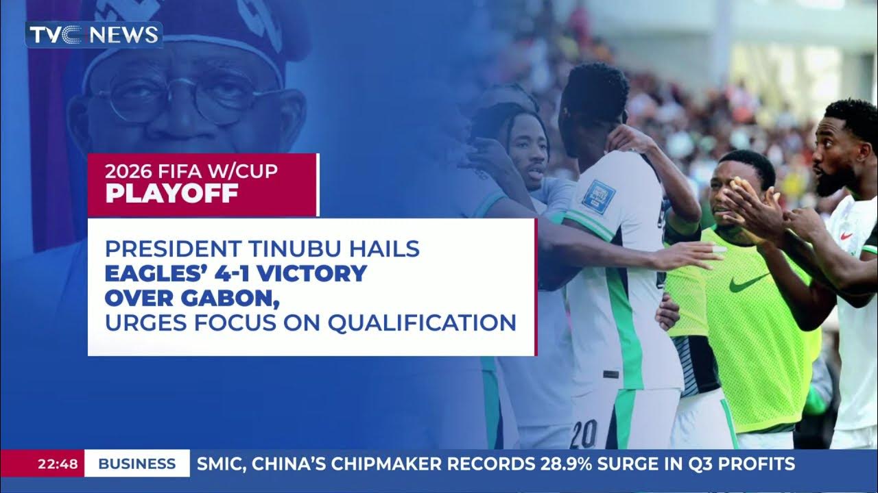 President Tinubu Hails Eagles’ Victory Over Gabon, Urges Focus On Qualification