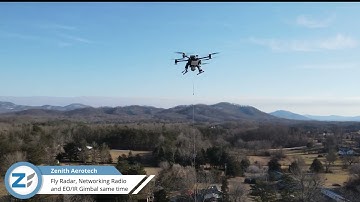 Zenith Aerotech Quad8 Tethered Drone with Radar, Gimbal and Radio Relay