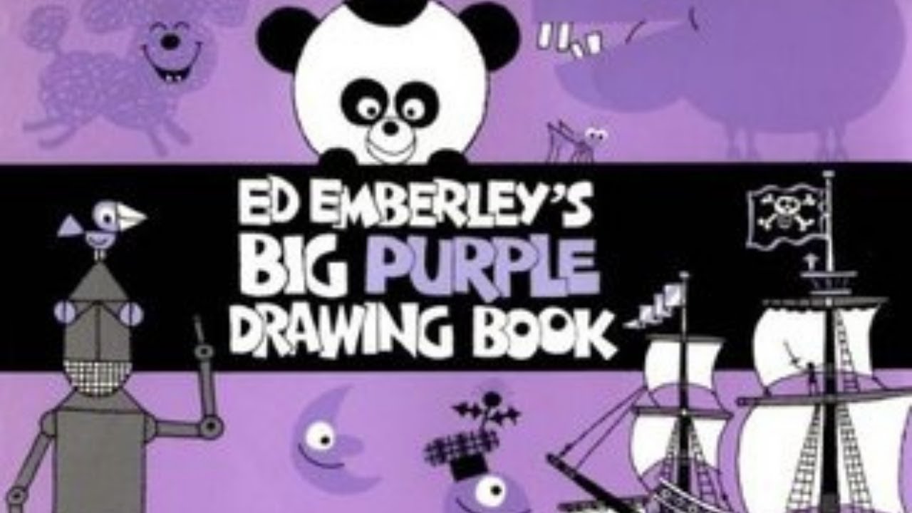 Ed Emberley's Big Purple Drawing Book - (ed Emberley Drawing Books)  (paperback) : Target