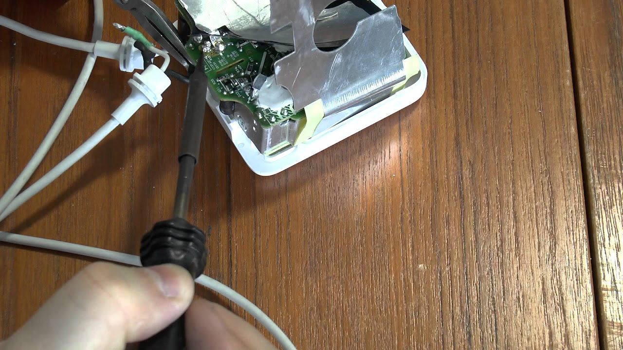 How to repair an Apple MacBook power supply  MagSafe 