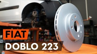Как заменить передние тормозные диски на FIAT DOBLO 1 (223) [ВИДЕОУРОК AUTODOC]