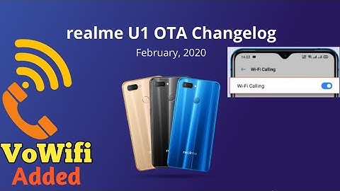 Realme U1 February 2020 Update, VoWiFi Added, New Security Patch and More Features