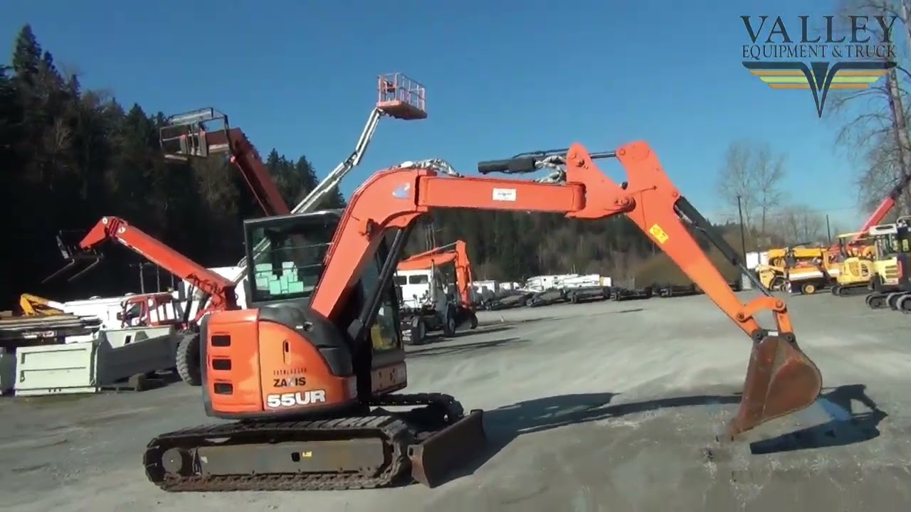 2015 HITACHI ZX55UR 5B 50066 - YouTube