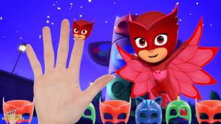 Pj Masks Finger Family Song Nursery Rhymes For Children Catboy Owlette Gecko Luna Girl Night Ninja