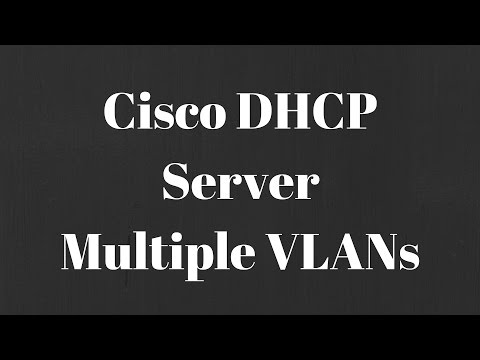 Cisco DHCP Server Multiple VLANs