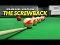 Snooker/Pool How to Play the Screwback - Bite Size Snooker Shots