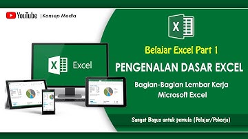 Pengenalan Dasar Microsoft Excel | Bagian-Bagian Microsoft Excel