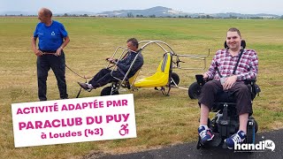 Activité adaptée PMR | Parachute ascensionnel | Paraclub du Puy