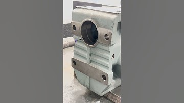 Do you know what’s the process for the gearbox shell? #gearbox #speedreducer #gearunit #test #drive