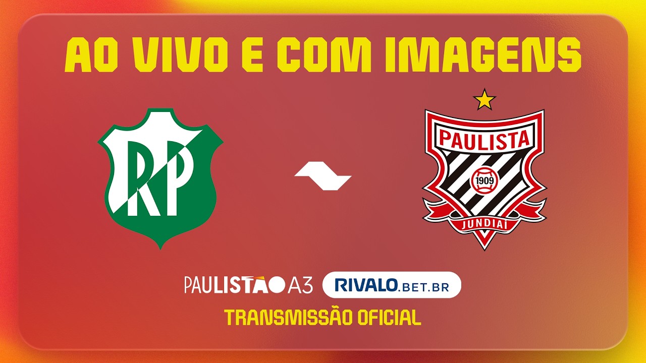 AO VIVO E COM IMAGENS: RIO PRETO X PAULISTA | RODADA 9 | PAULISTÃO A3 RIVALO 2026