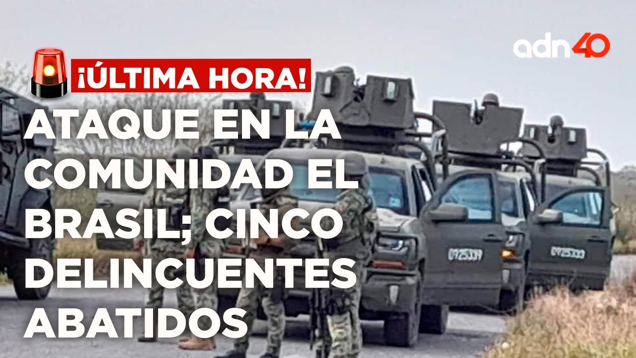 🚨¡Última Hora! Ataque en la comunidad El Brasil; cinco delincuentes abatidos y un detenido