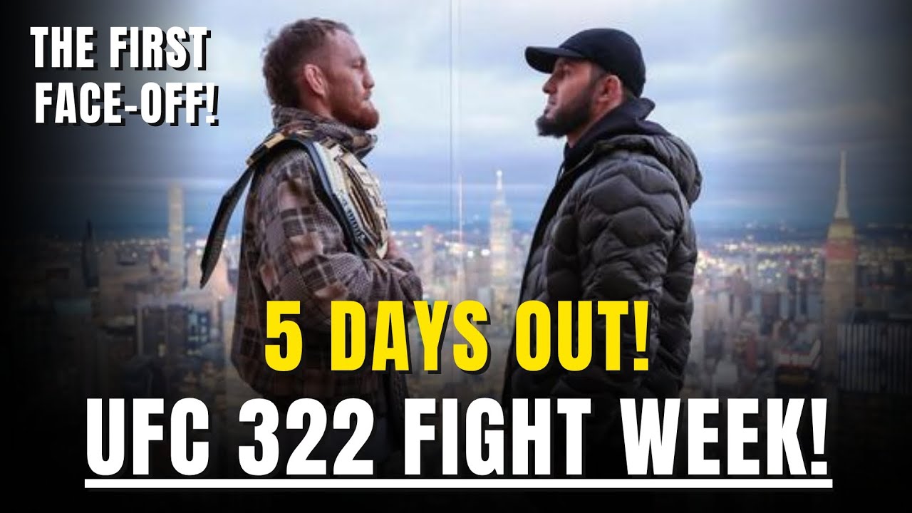 5 days out from UFC 322! Fight Week w/ Gibbo - YouTube