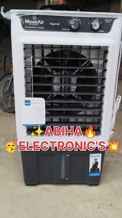 MOON AIR COOLER🔥🎉 60LTR/100LTR/125LTR ABIHA ELECTRONIC'S💥 1 YEAR MOTOR & PUMP WARRANTY FINANCE AVAIL