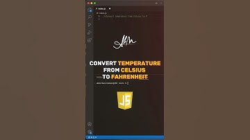 Convert Temperature Celsius to Fahrenheit | JavaScript Tutorial | #javascript #reactjs