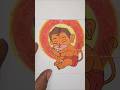 Jai Bajrangbali Ki Shakti🚩❤️ || #shorts #painting #art #drawing