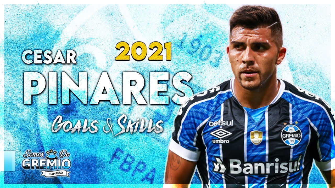 Cesar Pinares Grêmio - Goals & Skills | 2020-2021 HD - YouTube