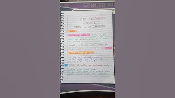 Matter in our surroundings class 9 science chapter 1 notes | #science #shorts #shortsfeed