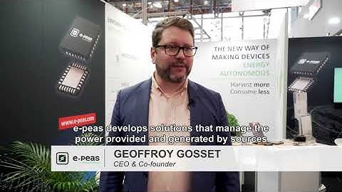 e peas.com: Making the Batteries of Low power Devices Live Forever