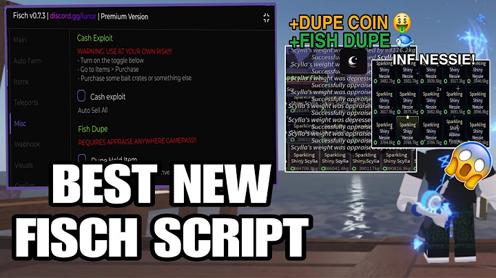 [UPD] Fisch Script Pastebin GUI | SHADOW DUPE AUTO FISH AUTO SELL *NO KEY*