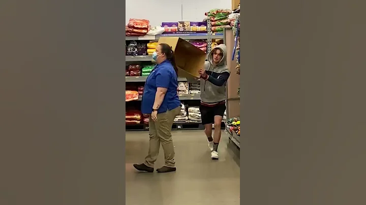 Box On Worker Prank! #shorts