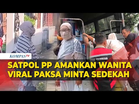 Satpol PP Amankan Ibu-Ibu yang Viral Paksa Minta Sedekah di Bogor