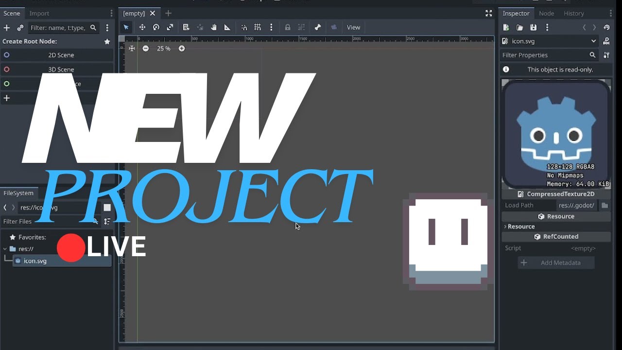 Game dev stream! New godot project, classes are out! - YouTube