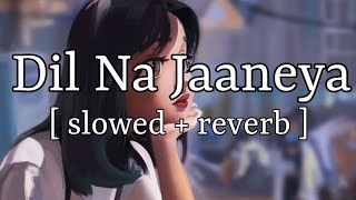 Dil Na Jaaneya [ slowed   reverb ] || Arjit Singh || Lofi Audio