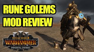This Is AWESOME - Rune Golems For Dwarfs Mod - Immortal Empire - Total War Warhammer 3 - Mod Review