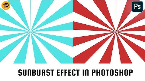 Sunburst Effect In Photoshop 2024 | Adobe Photoshop Tutorial