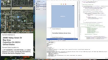 Xcode 6.3.2, iOS 8, Swift Tutorial: Real-Time Map, Current Location, and Address Display