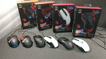 Обзор игровых мышек Bloody W60, W70, W90 Max.