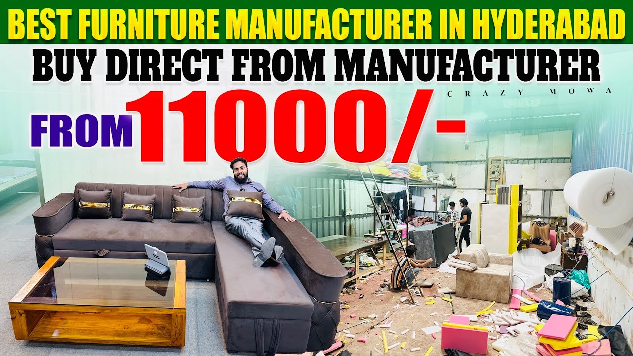 అతిపెద్ద furniture store మన Hyderabad / 11000/- cot  80% off on furniture harman furniture