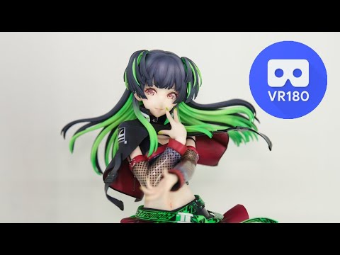 【3D VR180】Phat! アイドルマスターシャイニーカラーズ 黛冬優子 ネオンライトロマンサーVer. フィギュアサンプル展示立体視